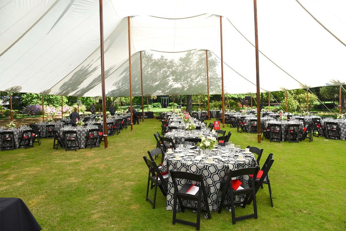 UGA Special Events tented reception